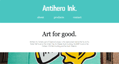 Desktop Screenshot of antiheroink.com